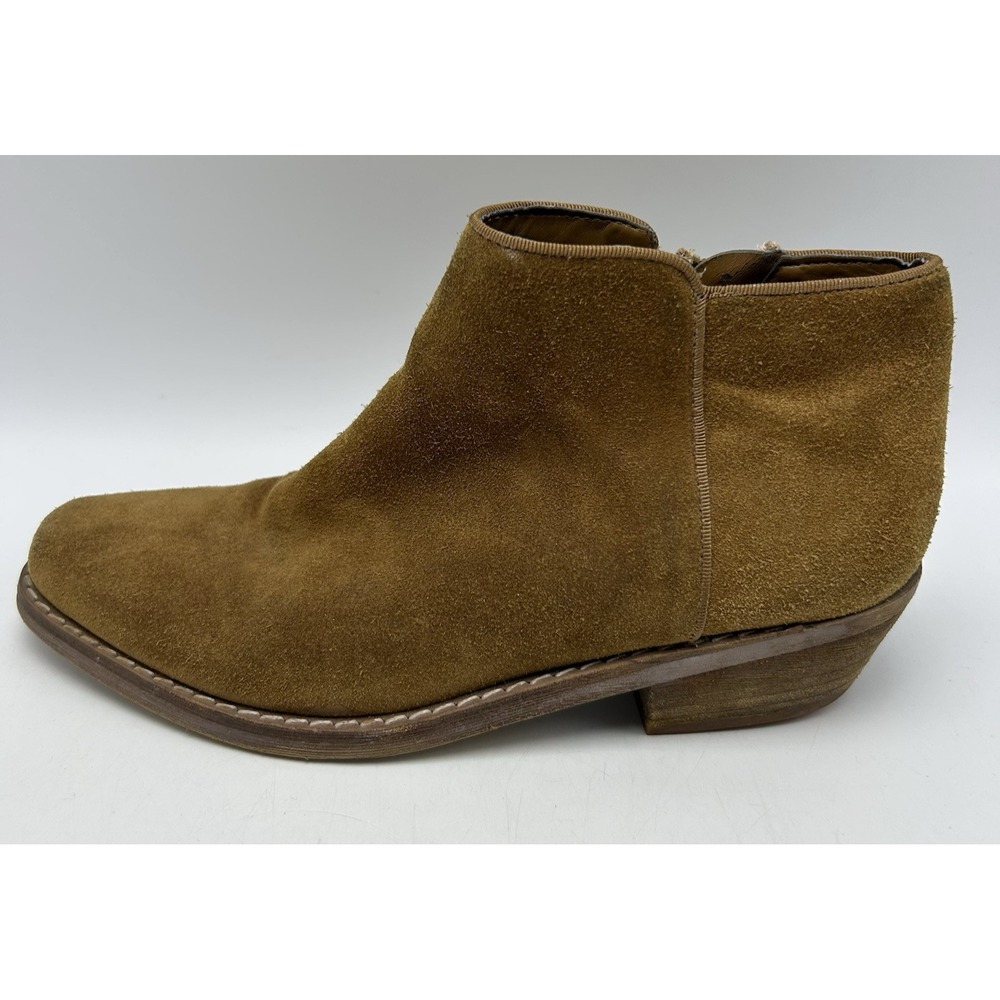 Sam Edelman Ankle Boot Women 6.5 Mercer Suede Leather Tan Brown Western Capsule
